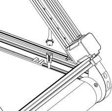 Original manual close-up of the black print-head cable connection
