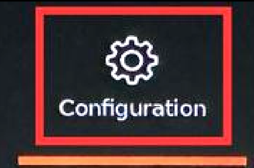 Touchscreen configuration icon from the original manual