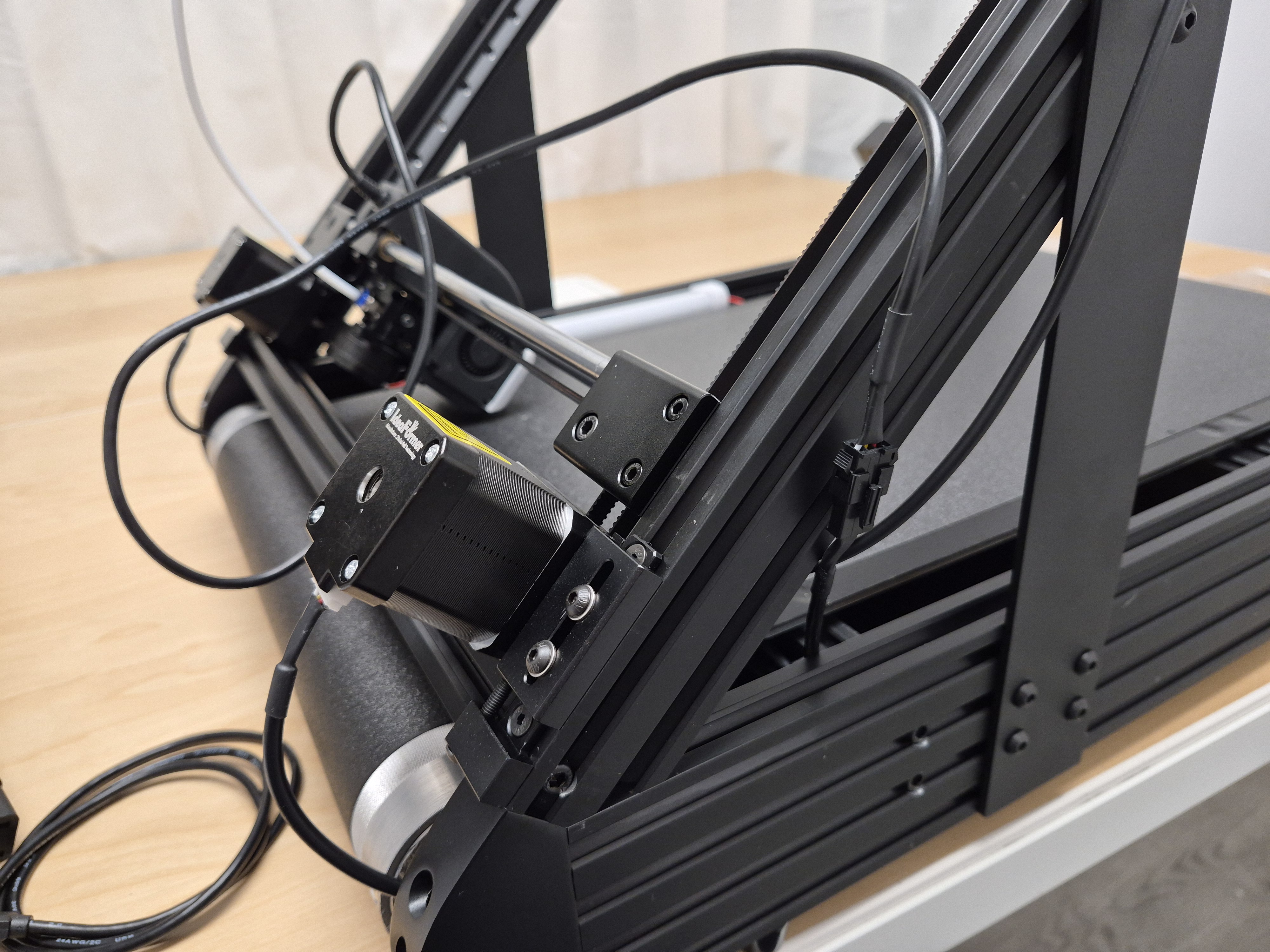 Wide final routing reference for the assembled printer wiring